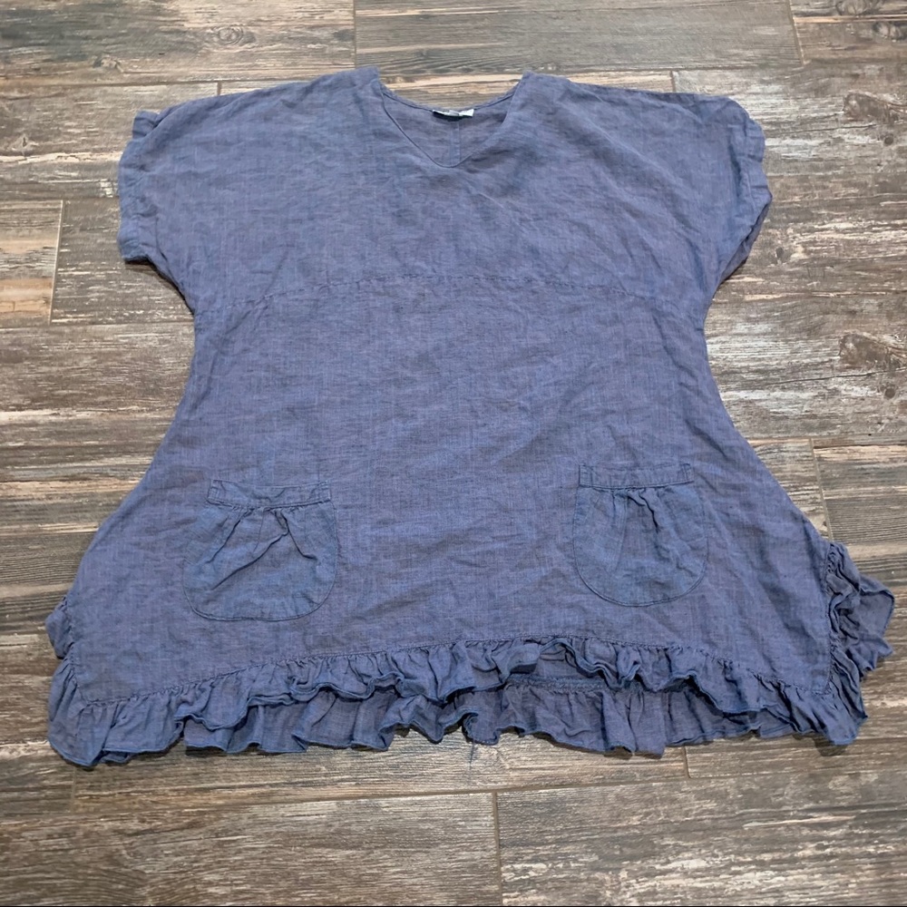 B. Hadikusumo 100% Linen tunic LG